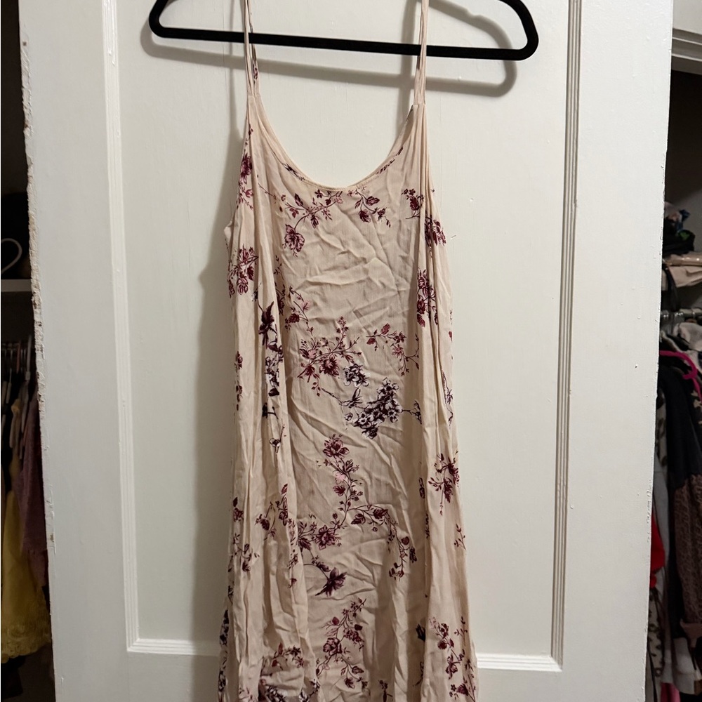 Brandy MelvilleFloral Spaghetti Strap Dress